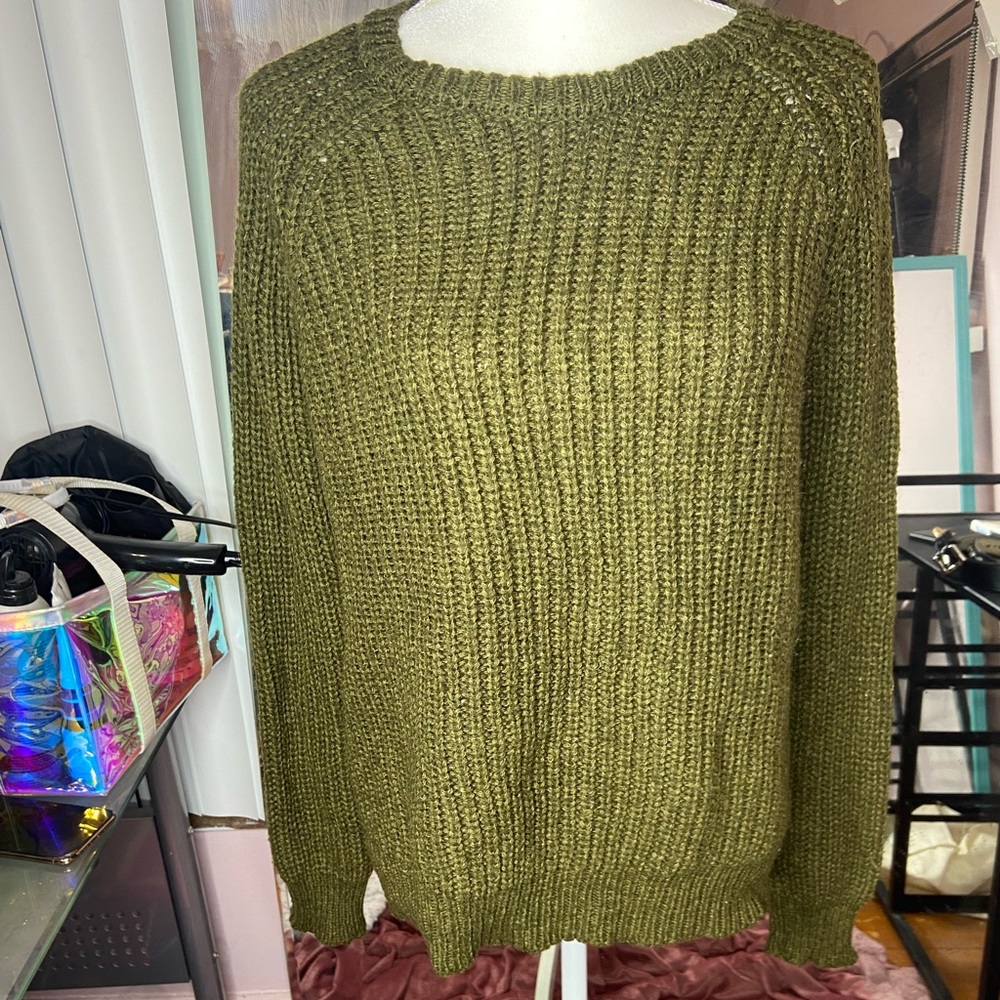 Green sweater